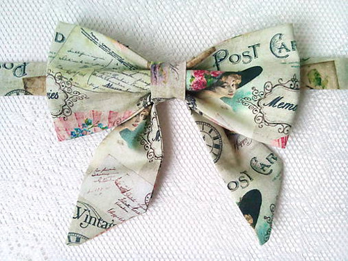 Vintage bow tie (woman bow tie)