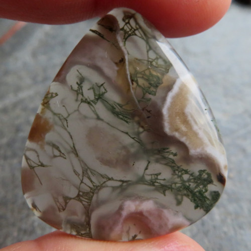 Mechový achát s chalcedonem č.5 — foto 1