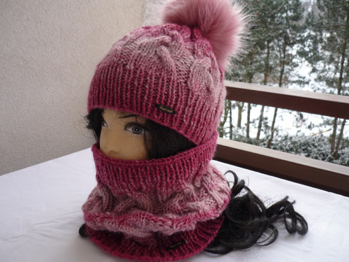 Copánková Souprava...růžovo-Malinová...