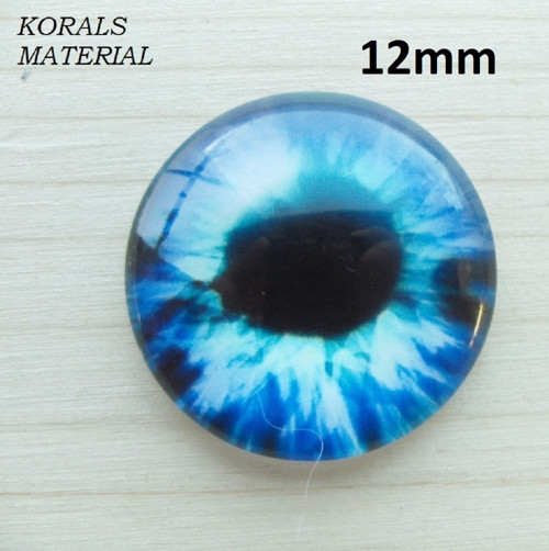 2955/Z Kabošon oko MODRÁ 12 mm — foto 1