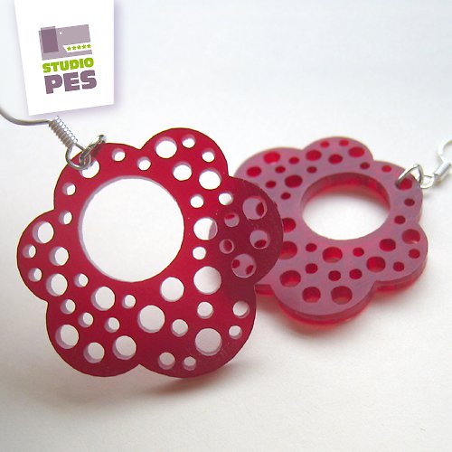NÁUŠNICE Flower Rings III — foto 1