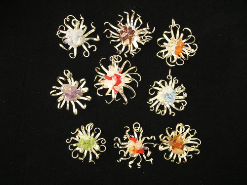 Závěs chryzantéma / pendant chrysanthemum
