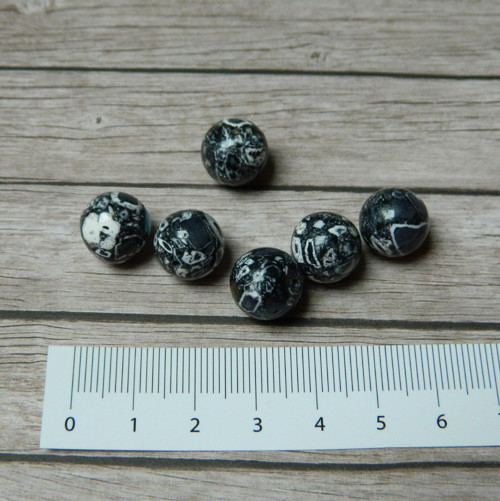 Marble korálky 2ks — foto 1