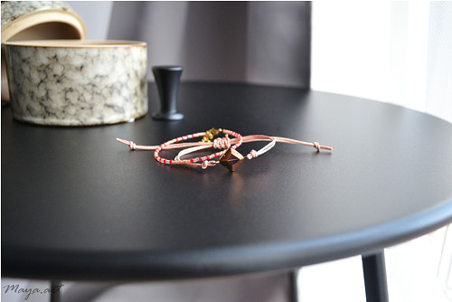 Oranžová sada náramků "SIMPLE BRACELET" — foto 1