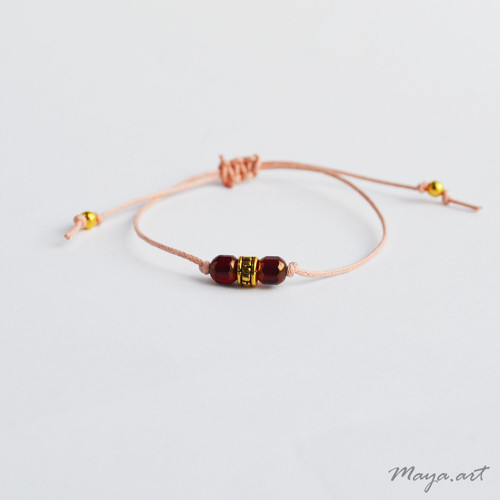 Oranžový náramek "SIMPLE BRACELET" — foto 1