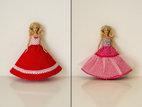 Oboustranné šaty pro Barbie — foto 1