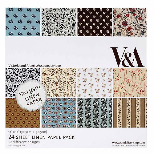 Sada papírů V&A 12 ks 12"x 12" — foto 1