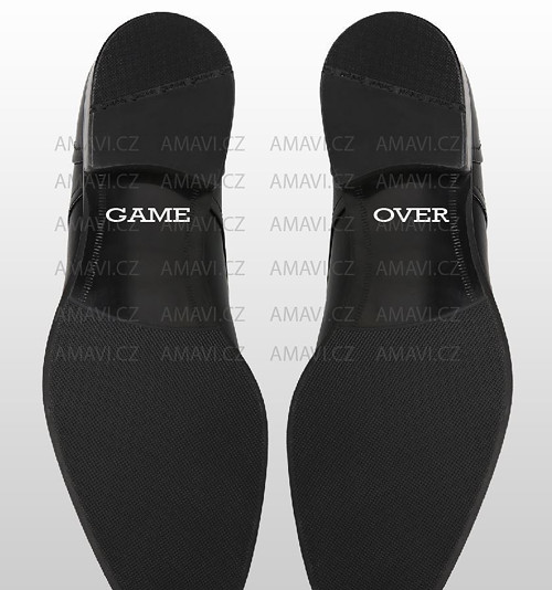 Svatební nálepka na boty GAME OVER — foto 1