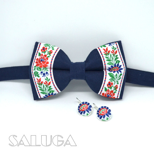 Folklórny motýlek a náušnice
