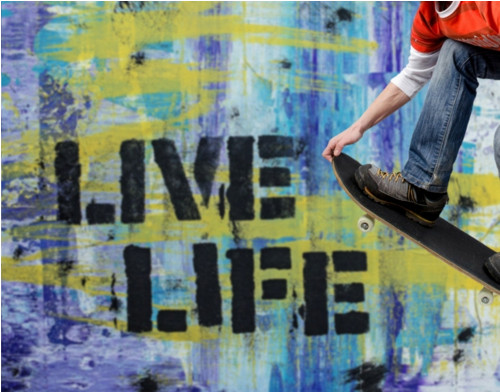 Panel 23x18cm LIVE LIFE — foto 1