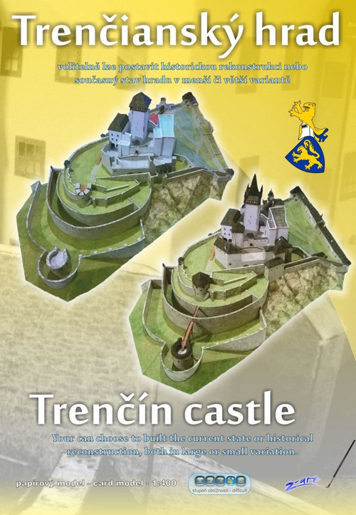 Papírový model - Trenčianský hrad — foto 1