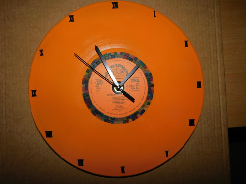 Hodiny z LP desky - vinyl — foto 1