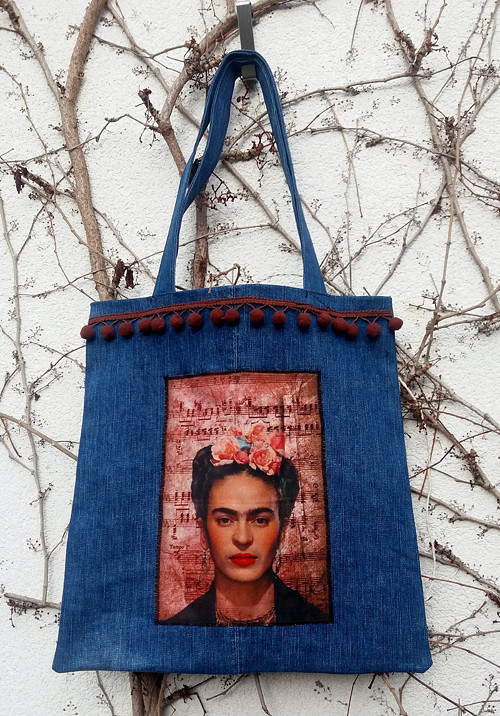 Jeansová taška Frida — foto 1