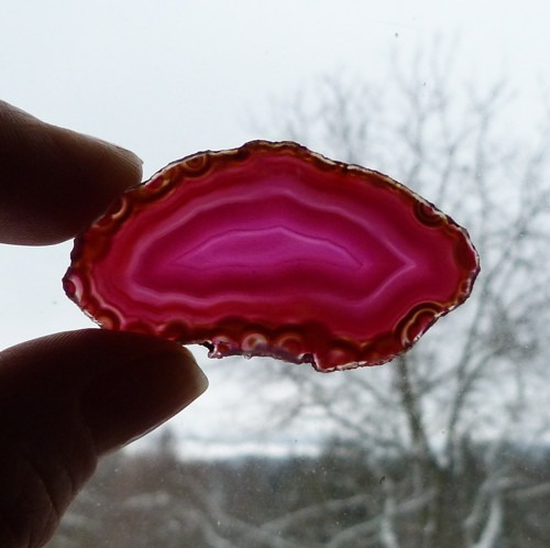 Achát plátek - 4,6 cm — foto 1