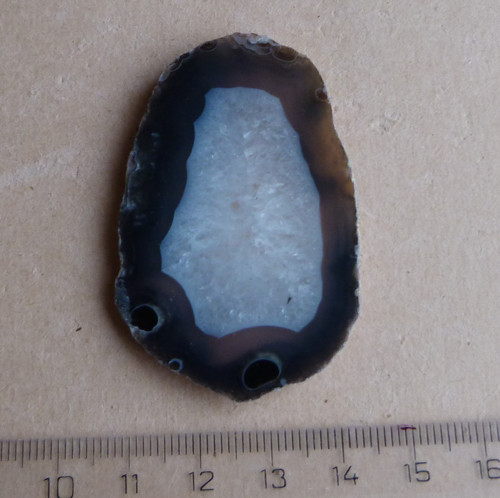 Achát plátek - 5,4 cm — foto 1