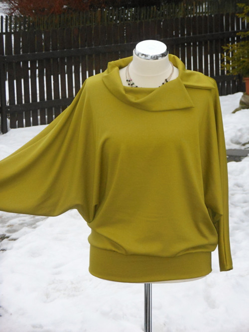 Teplé triko s límcem-XL