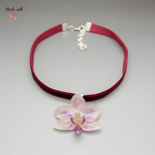 Mini phalaenopsis choker — foto 1