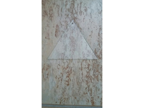 Skleněné závěsy - trojúhelník rovnostranný 12 cm