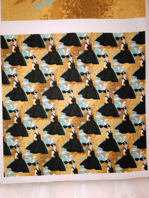 Bavlněný panel 36 x 36 cm KOLEKCE TIFFANI — foto 1