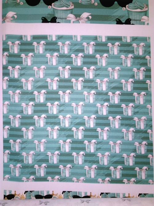 Bavlněný panel 36 x 36 cm KOLEKCE TIFFANI
