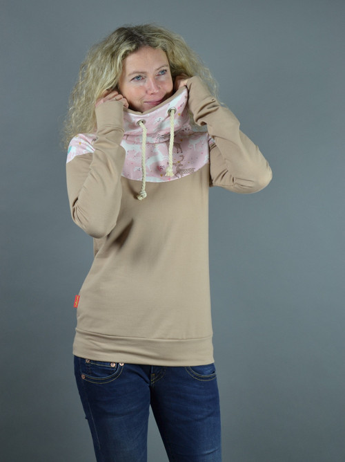 Béžová mikina — foto 1