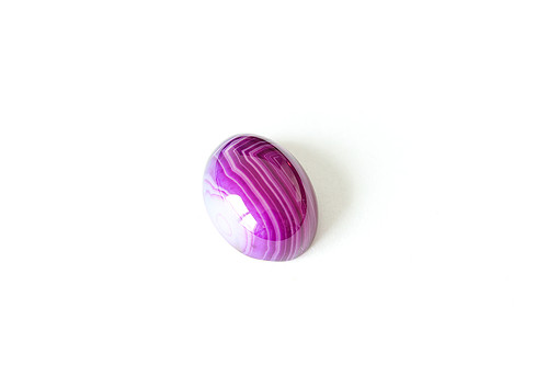 Achát - kabošon - 15x20 mm — foto 1