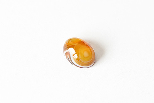 Achát - kabošon - 13x18 mm — foto 1