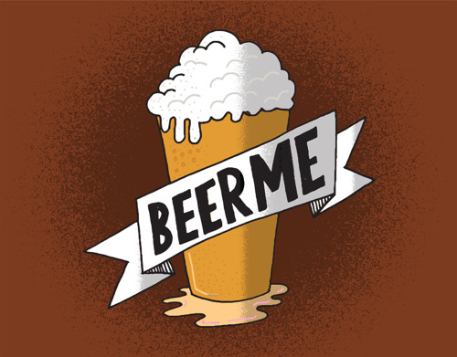 Panel 23x18cm BEER ME — foto 1