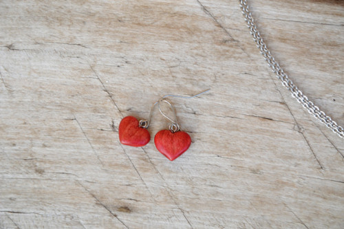 Los corazones náušničky — foto 1