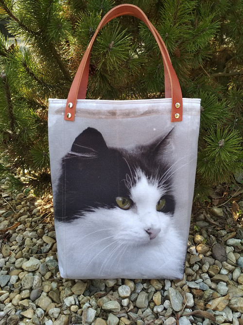 Taška CAT- kožená ucha ,magnet.zapínání — foto 1