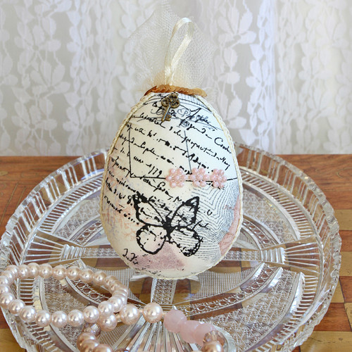 Vajíčko ve stylu shabby chic