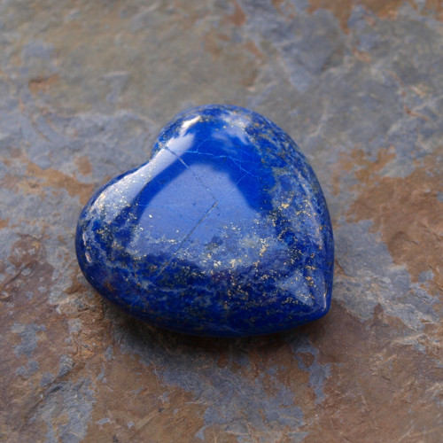 Lapis lazuli buclaté srdce č.1957 — foto 1