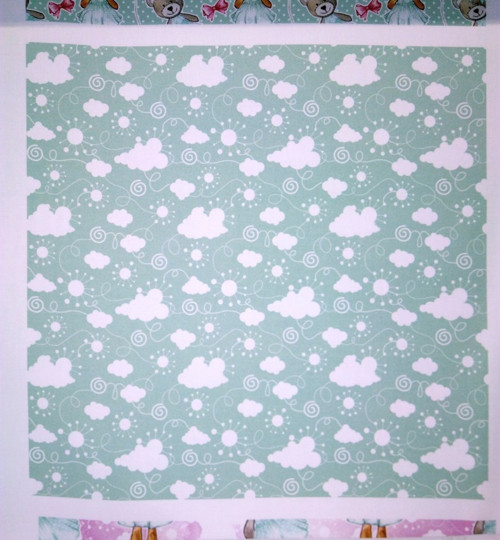 Bavlněný panel 35x35 cm KOLEKCE ROZTOMILÍ MEDVÍDCI — foto 1