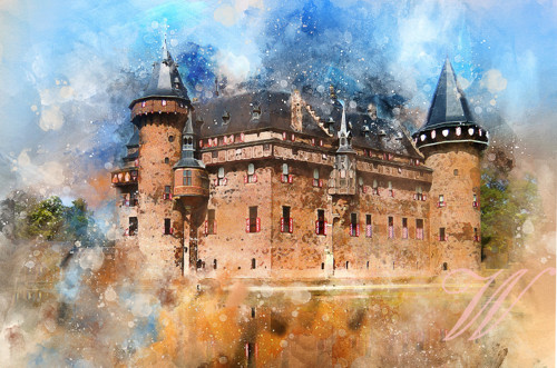 Bavlněný panel Akvarel 19 — foto 1
