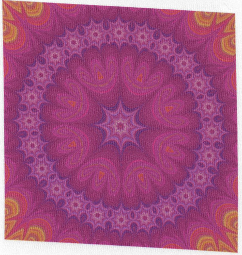 Bavlněná látka - panel 14 x 14 cm