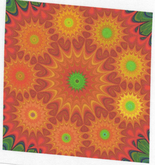 Bavlněná látka - panel 14 x 14 cm