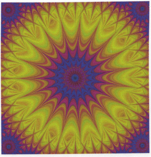 Bavlněná látka - panel 14 x 14 cm — foto 1