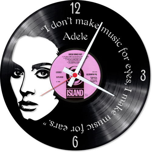 Nástěnné vinylové hodiny - Adele #2 — foto 1