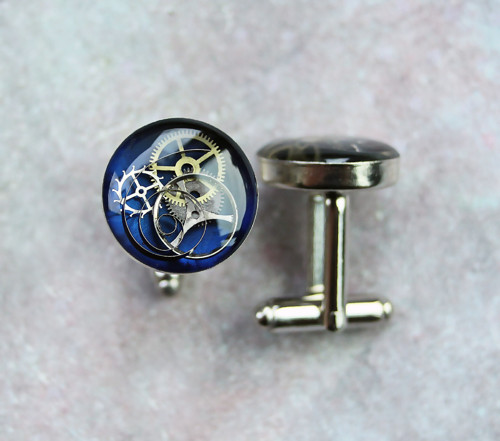 Manžetové knoflíčky /darkblue/ — foto 1