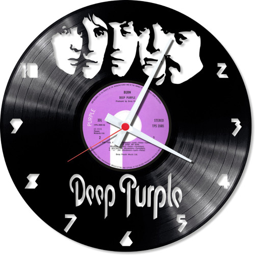 Nástěnné vinylové hodiny - Deep Purple