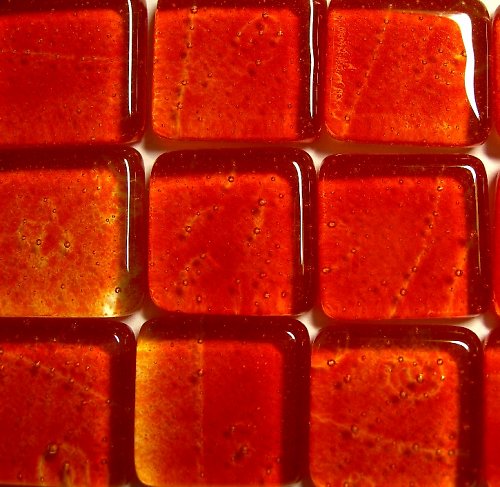 Červená sklíčka 2 x 2 cm — foto 1