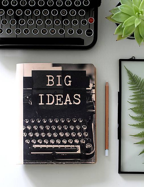 Kožený motivačný zápisník A5 BIG IDEAS