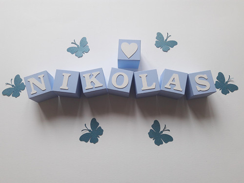 Dřevěné kostky — foto 1