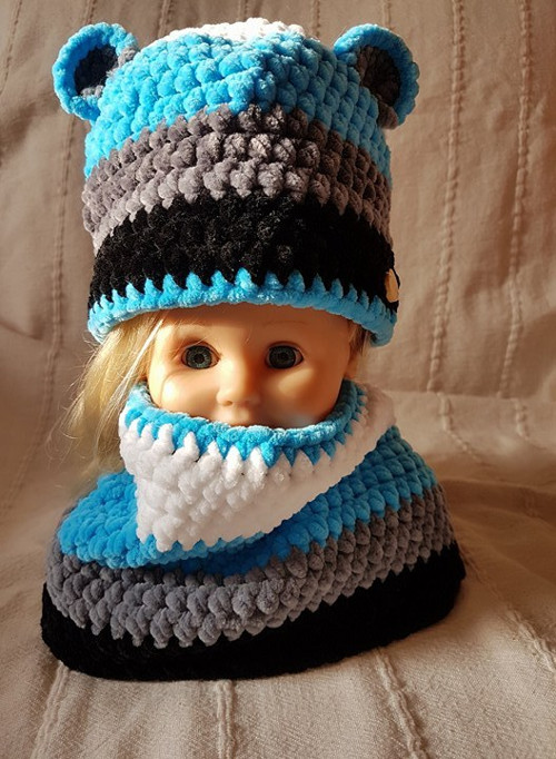Zimní sety z hebké a měkké příze Dolphin Baby