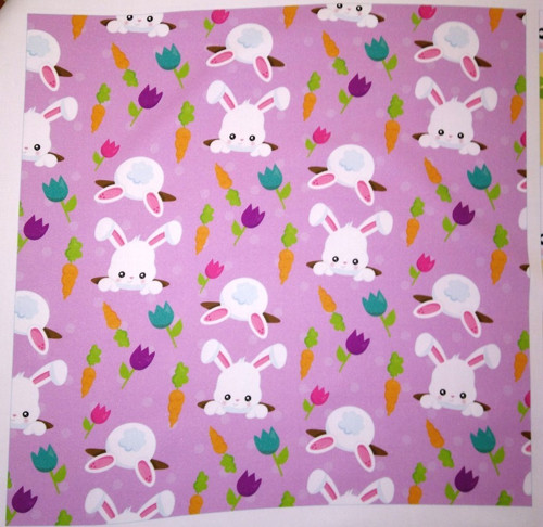 Bavlněný panel 35 x 35 cm - KOLEKCE VELIKONOCE6
