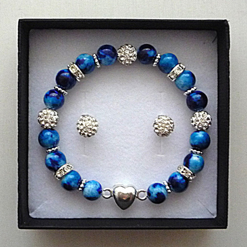 Souprava Statement Blue (jadeit) — foto 1