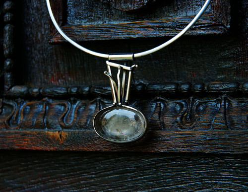 Nerezový náhrdelník .." Silver garden " — foto 1