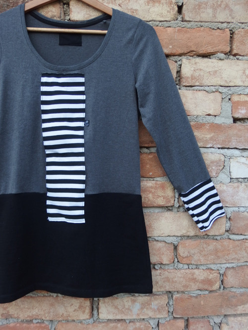 Prodloužené triko "zebra" — foto 1
