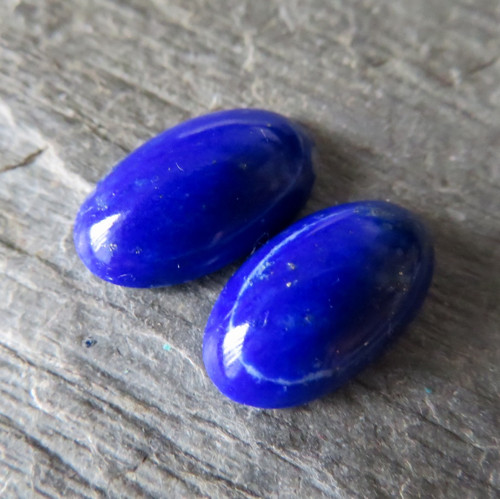 R Lapis lazuli Extra, přírodní, pár č.3 — foto 1