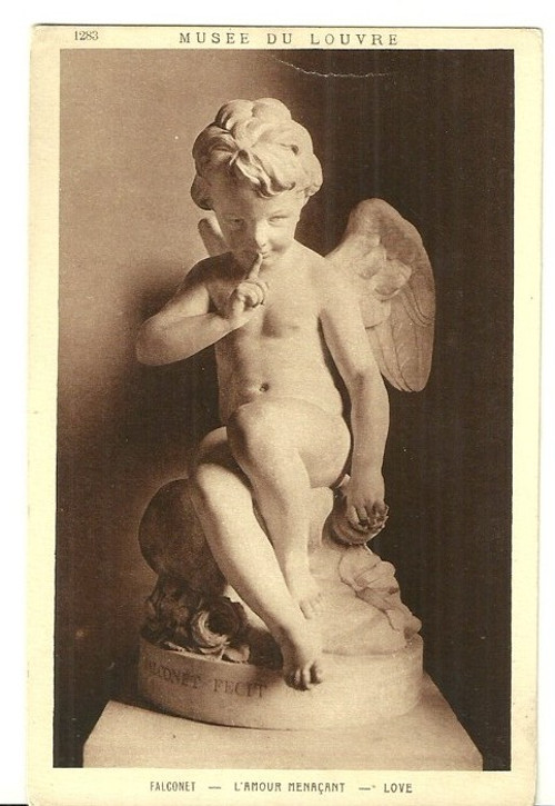 Umělecká pohlednice Museum Louvre socha — foto 1